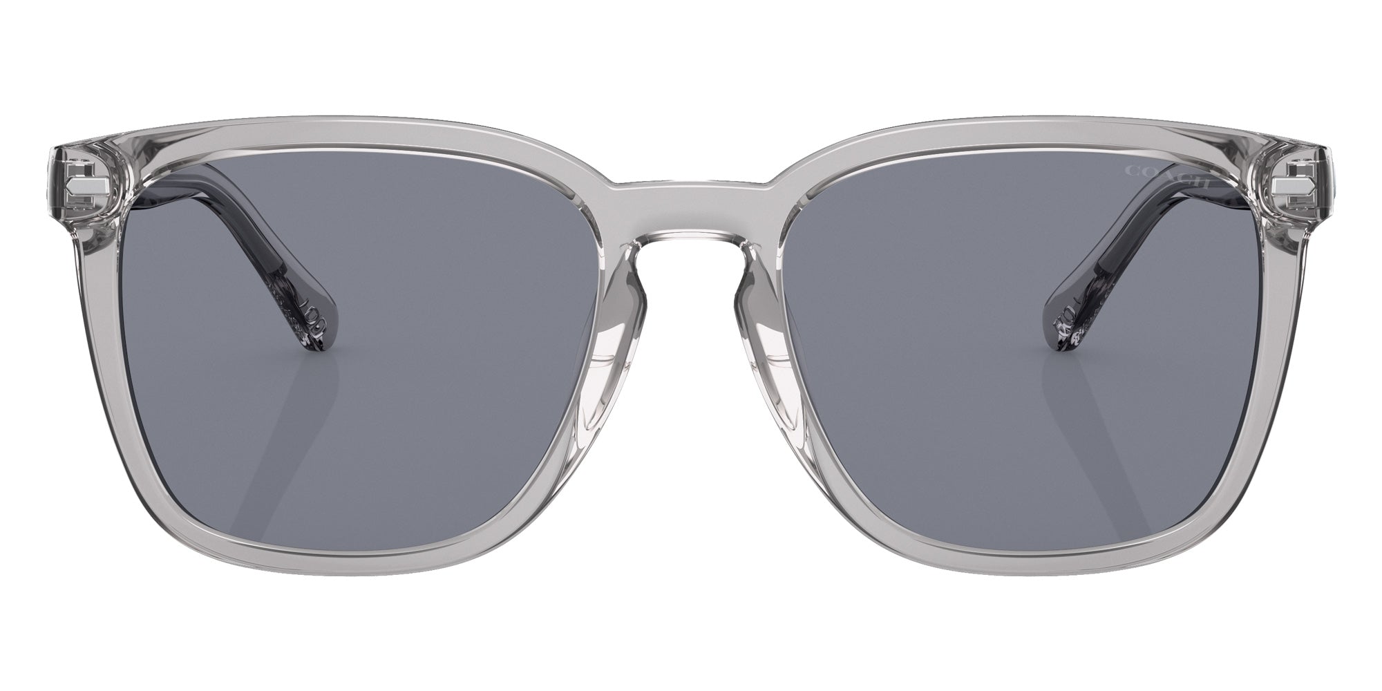 Coach HC8354U CD458 571855 56 - Transparent Gray / Dark Blue Solid #id:hc8354u571855_s:100100