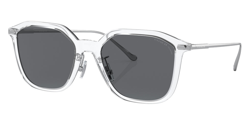 Coach HC8355 CD461 511181 55 - Clear / Gray Solid Polarized #id:hc8355511181_s:102105