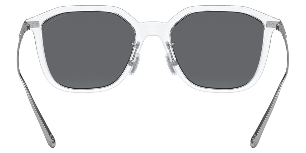 Coach HC8355 CD461 511181 55 - Clear / Gray Solid Polarized #id:hc8355511181_s:102115