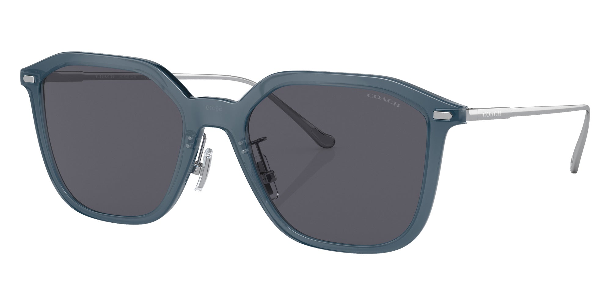 Coach HC8355 CD461 520387 55 - Transparent Dark Blue / Dark Blue Solid #id:hc8355520387_s:104105