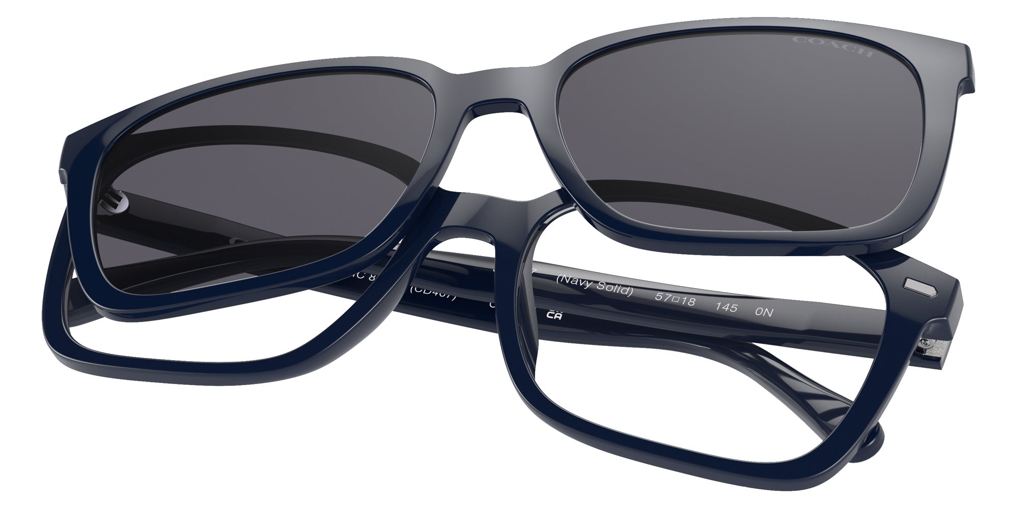 Coach HC8357U CK470 576287 57 - Navy Solid / Blue Solid #id:hc8357u576287_s:102130