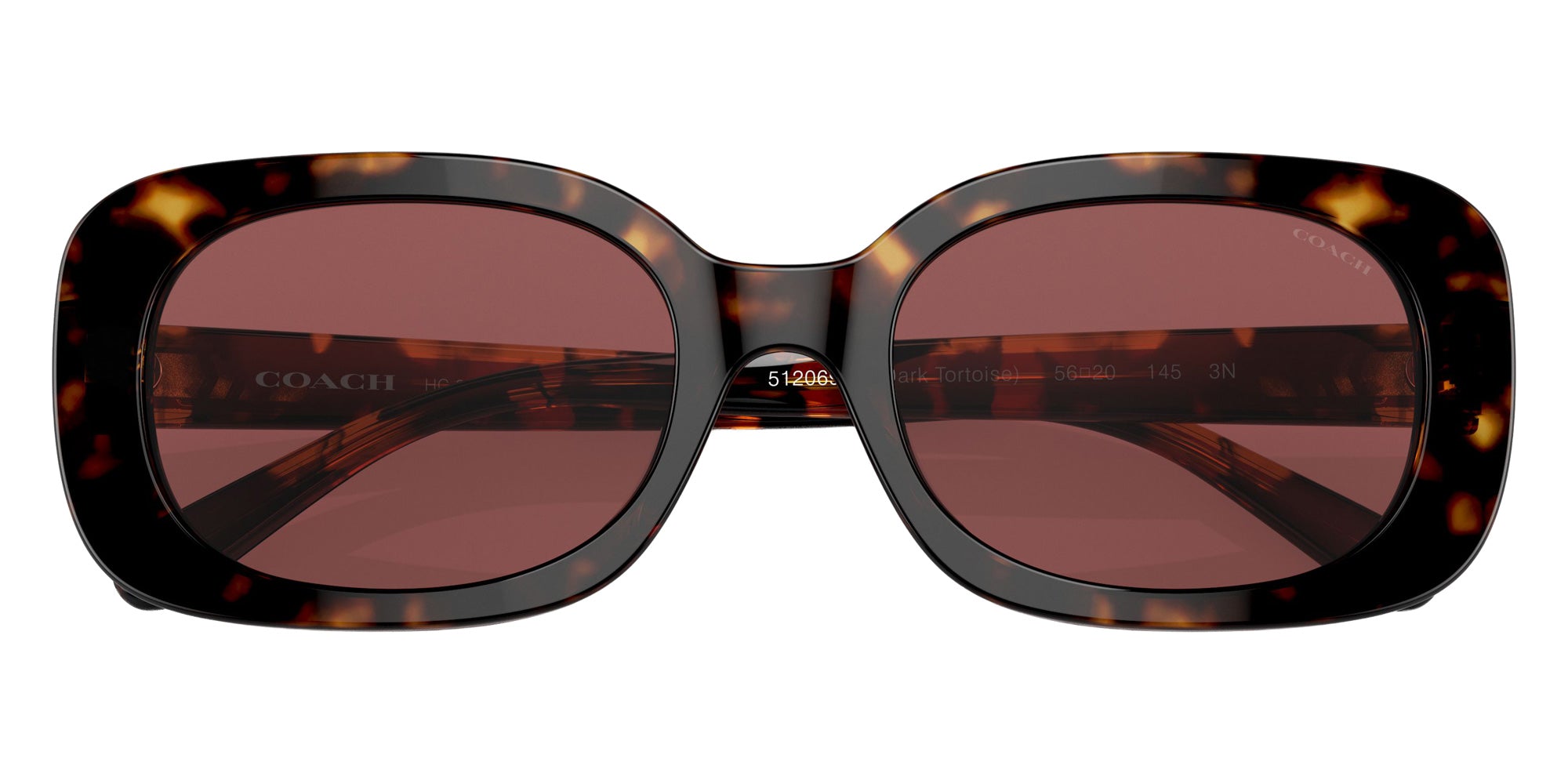 Coach HC8358F CD868 512069 56 - Dark Tortoise / Dark Violet Solid #id:hc8358f512069_s:100120