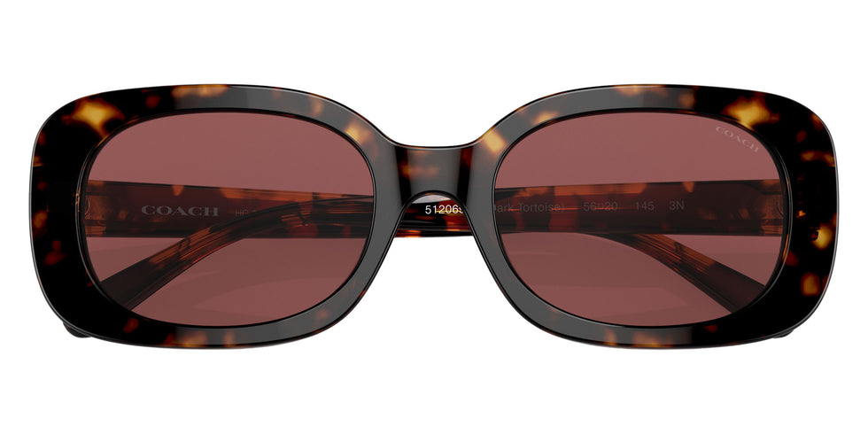 Coach HC8358F CD868 512069 56 - Dark Tortoise / Dark Violet Solid #id:hc8358f512069_s:100120