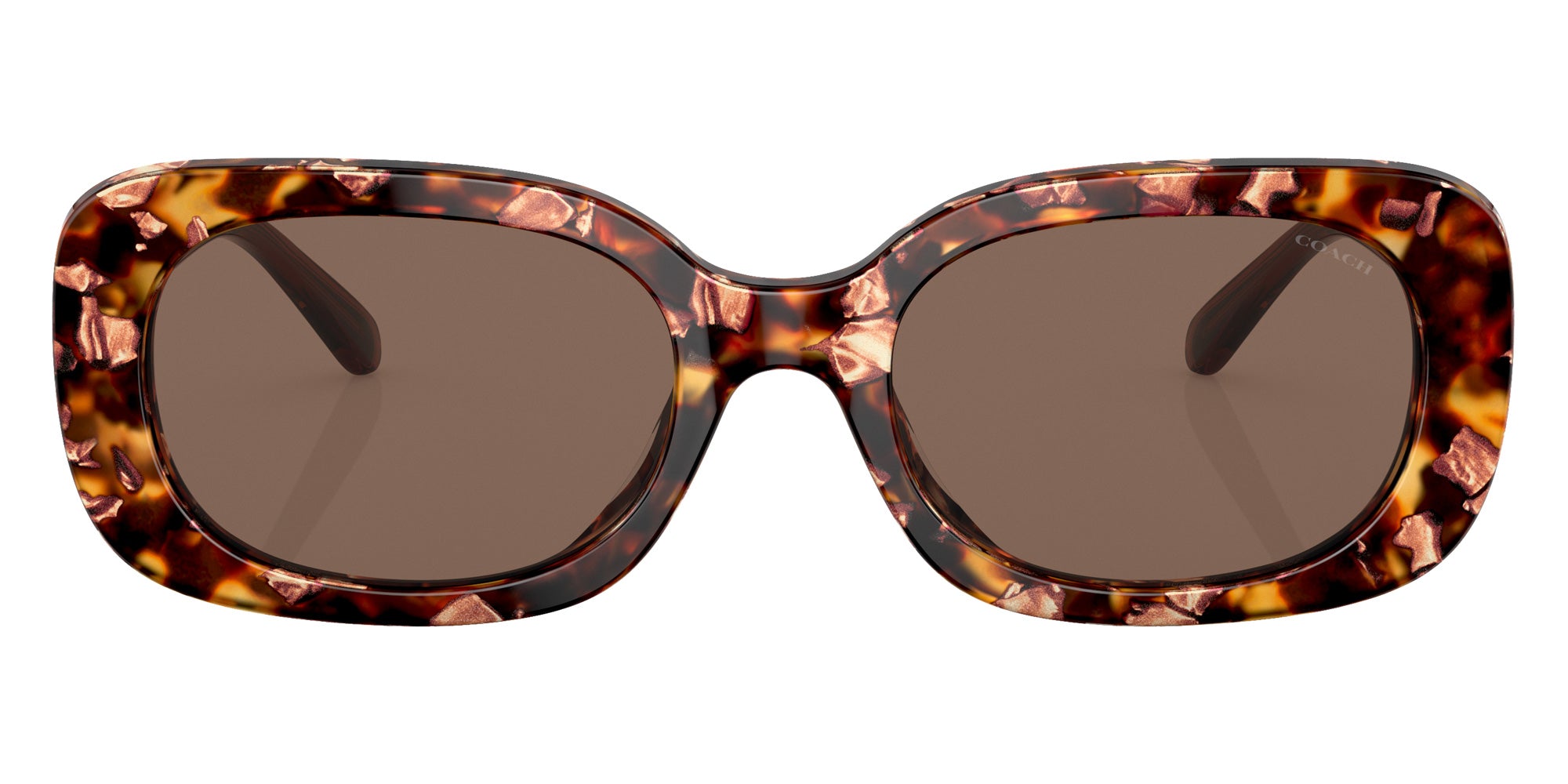 Coach HC8358U CD471 571173 54 - Pearlescent Amber Tortoise / Brown Solid #id:hc8358u571173_s:100100