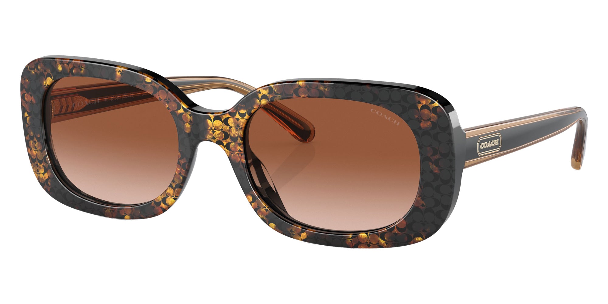 Coach HC8358U CD471 572413 54 - Pearlized Tortoise / Brown Gradient #id:hc8358u572413_s:102105