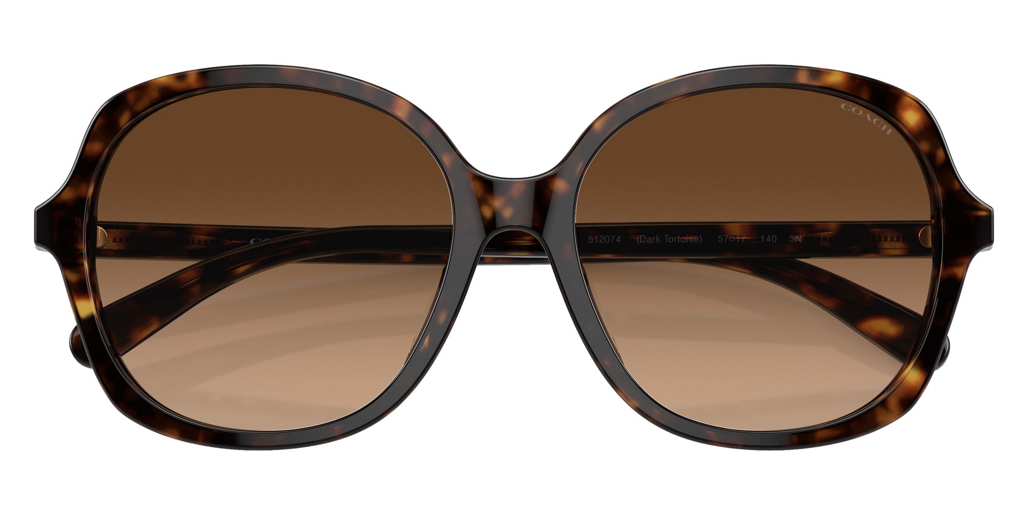 Coach HC8360U CH557 512074 57 - Dark Tortoise / Brown Gradient #id:hc8360u512074_s:100120