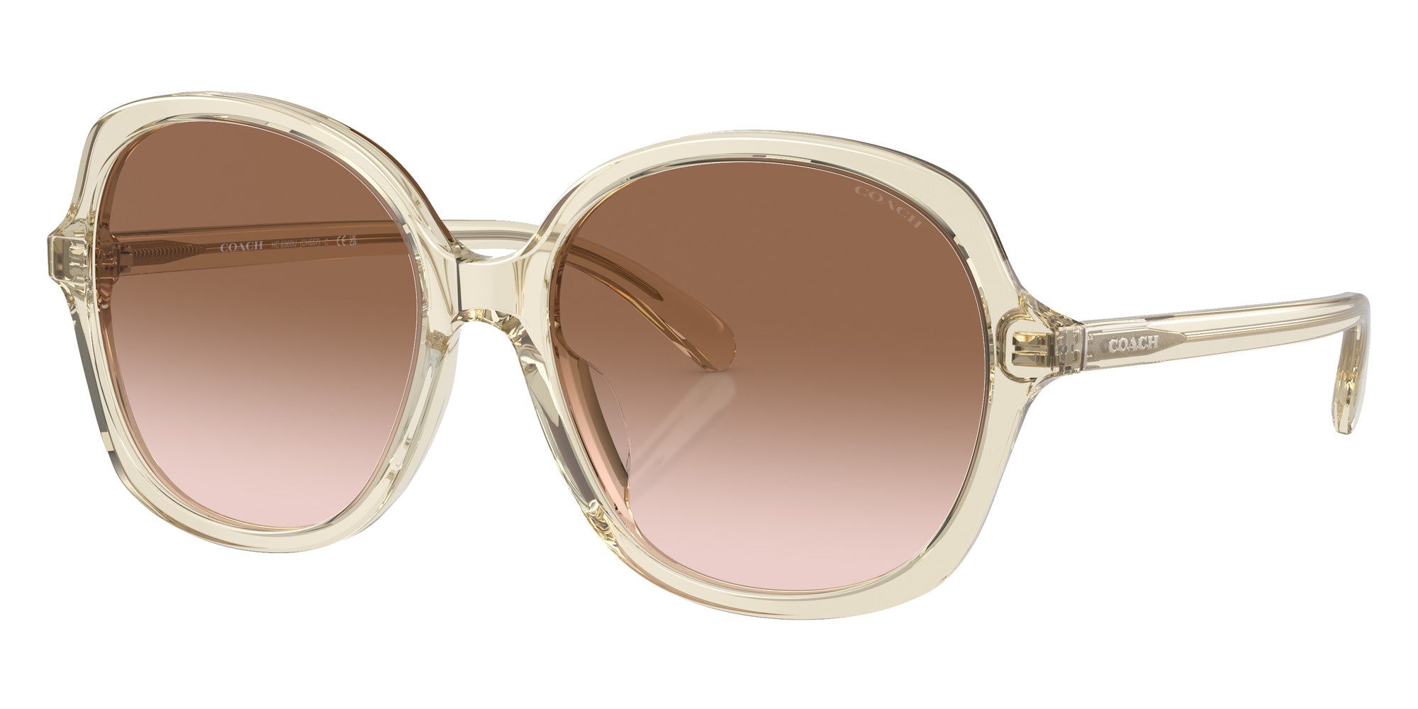 Coach HC8360U CH557 573613 57 - Transparent Fawn / Brown Gradient #id:hc8360u573613_s:102105