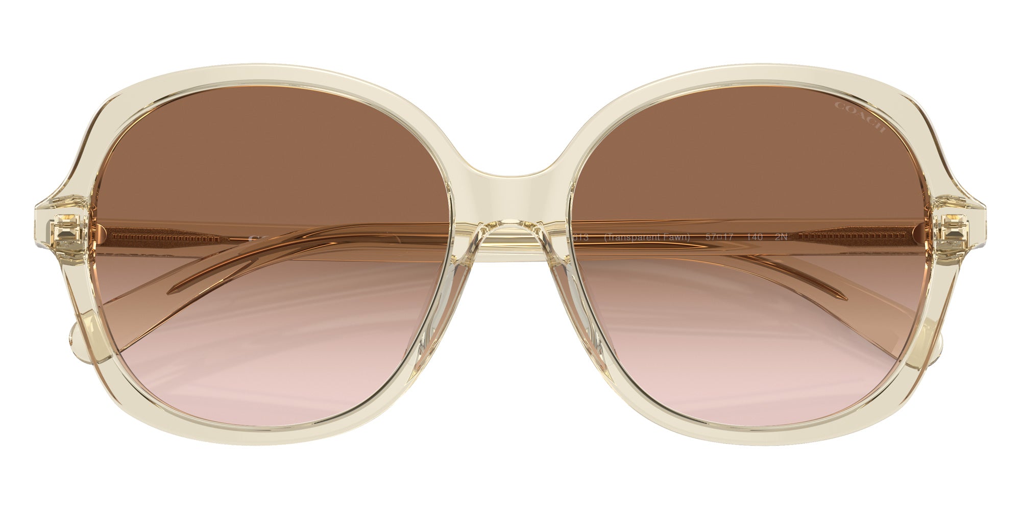 Coach HC8360U CH557 573613 57 - Transparent Fawn / Brown Gradient #id:hc8360u573613_s:102120