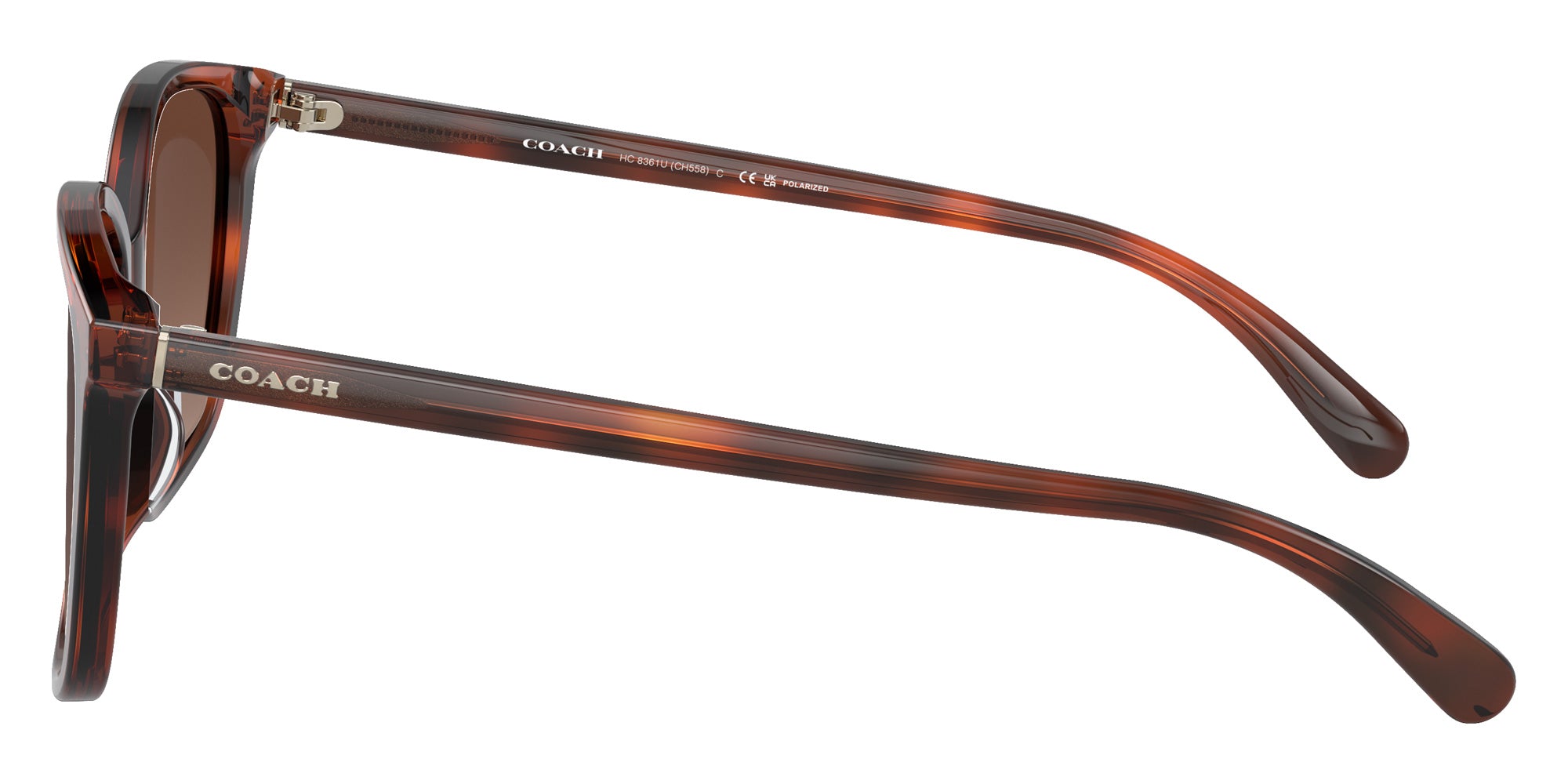 Coach HC8361U CH558 5741T5 57 - Caramel Tortoise / Brown Gradient Polarized #id:hc8361u5741t5_s:104110