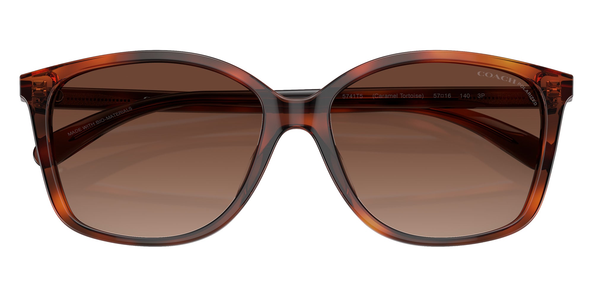 Coach HC8361U CH558 5741T5 57 - Caramel Tortoise / Brown Gradient Polarized #id:hc8361u5741t5_s:104120