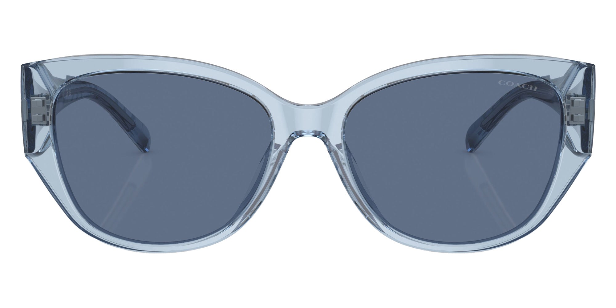 Coach HC8362U CH563 574080 57 - Transparent Blue / Blue Solid #id:hc8362u574080_s:100100