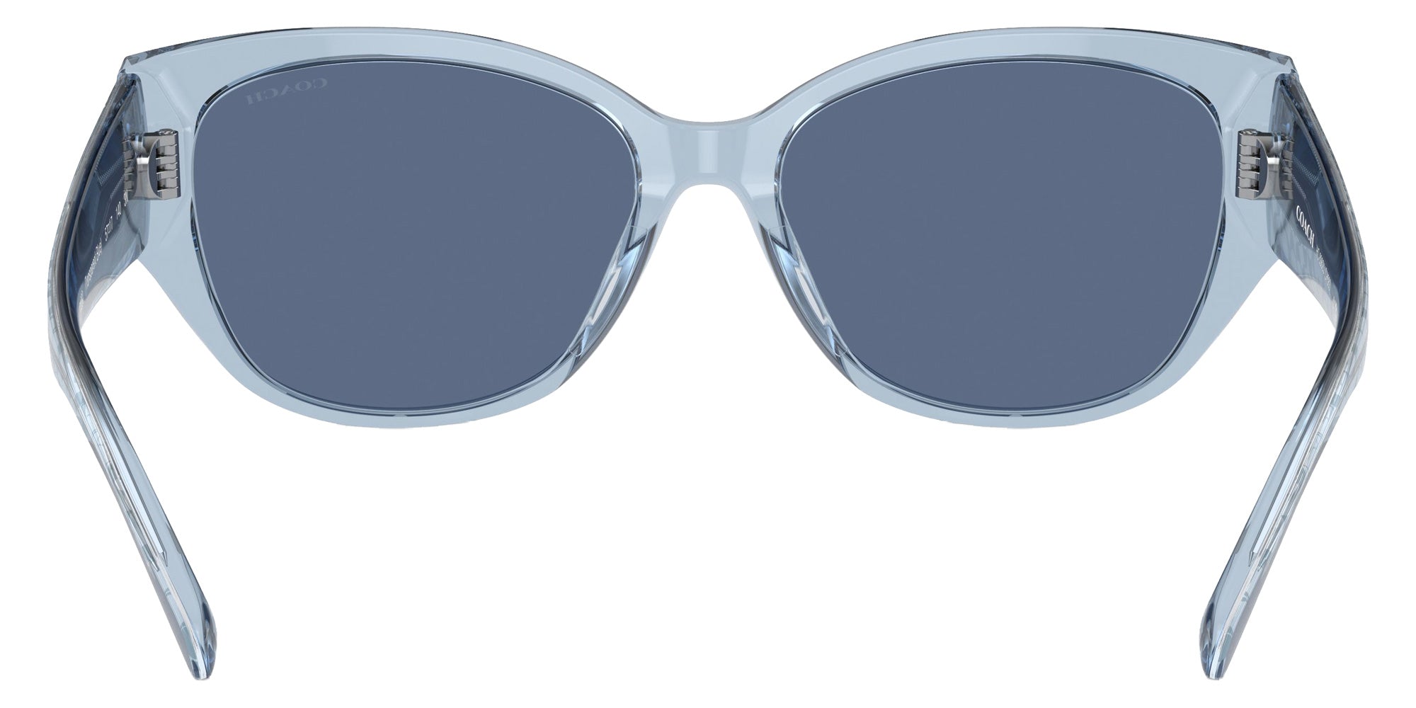Coach HC8362U CH563 574080 57 - Transparent Blue / Blue Solid #id:hc8362u574080_s:100115