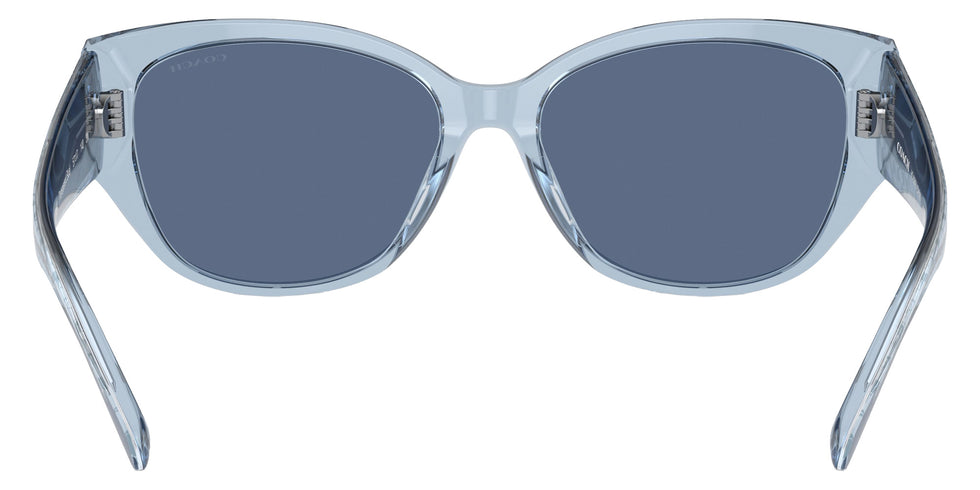 Coach HC8362U CH563 574080 57 - Transparent Blue / Blue Solid #id:hc8362u574080_s:100115