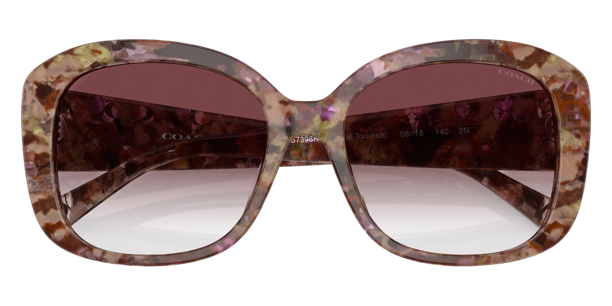 Coach HC8363U CH564 57398H 56 - Petal Tortoise / Purple Clear Gradient #id:hc8363u57398h_s:100120