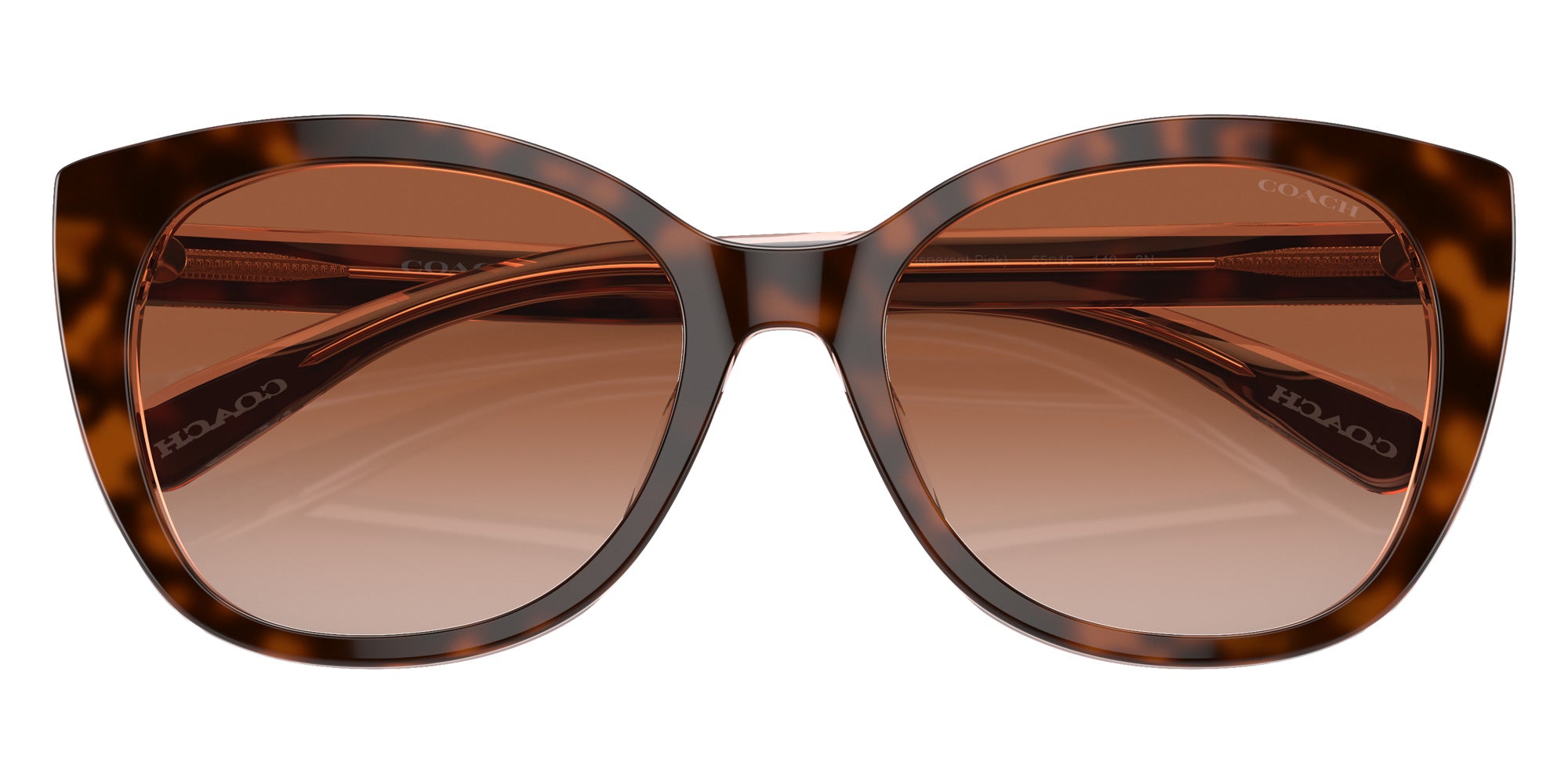 Coach HC8365U CH566 574413 55 - Tortoise/Transparent Pink / Brown Pink Gradient #id:hc8365u574413_s:102120