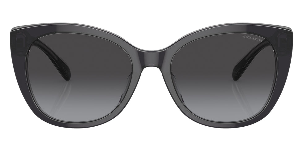 Coach HC8365U CH566 57458G 55 - Black/Transparent Gray / Gray Gradient #id:hc8365u57458g_s:104100
