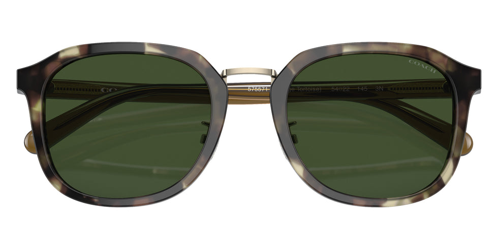 Coach HC8366 CH577 575571 54 - Sage Tortoise / Green Solid #id:hc8366575571_s:102120