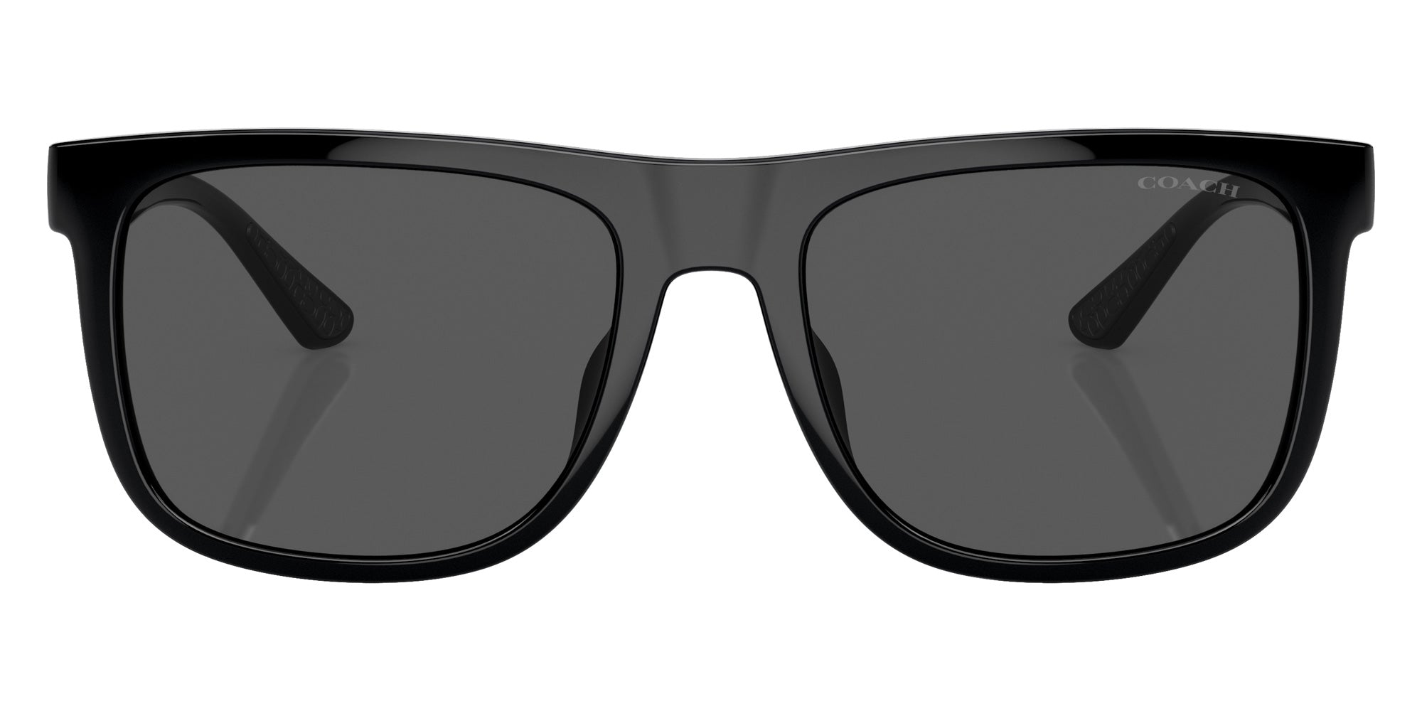 Coach HC8367U CH581 500287 57 - Black / Gray Solid #id:hc8367u500287_s:100100