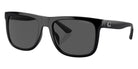 Coach HC8367U CH581 500287 57 - Black / Gray Solid #id:hc8367u500287_s:100105