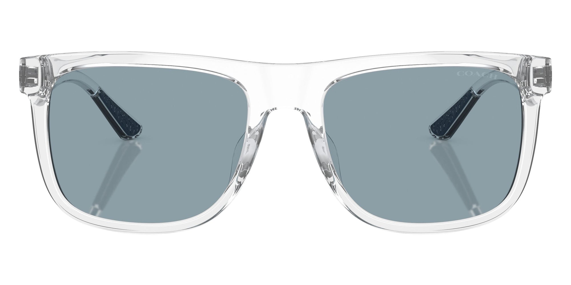 Coach HC8367U CH581 511172 57 - Transparent Clear / Light Blue Solid #id:hc8367u511172_s:100100