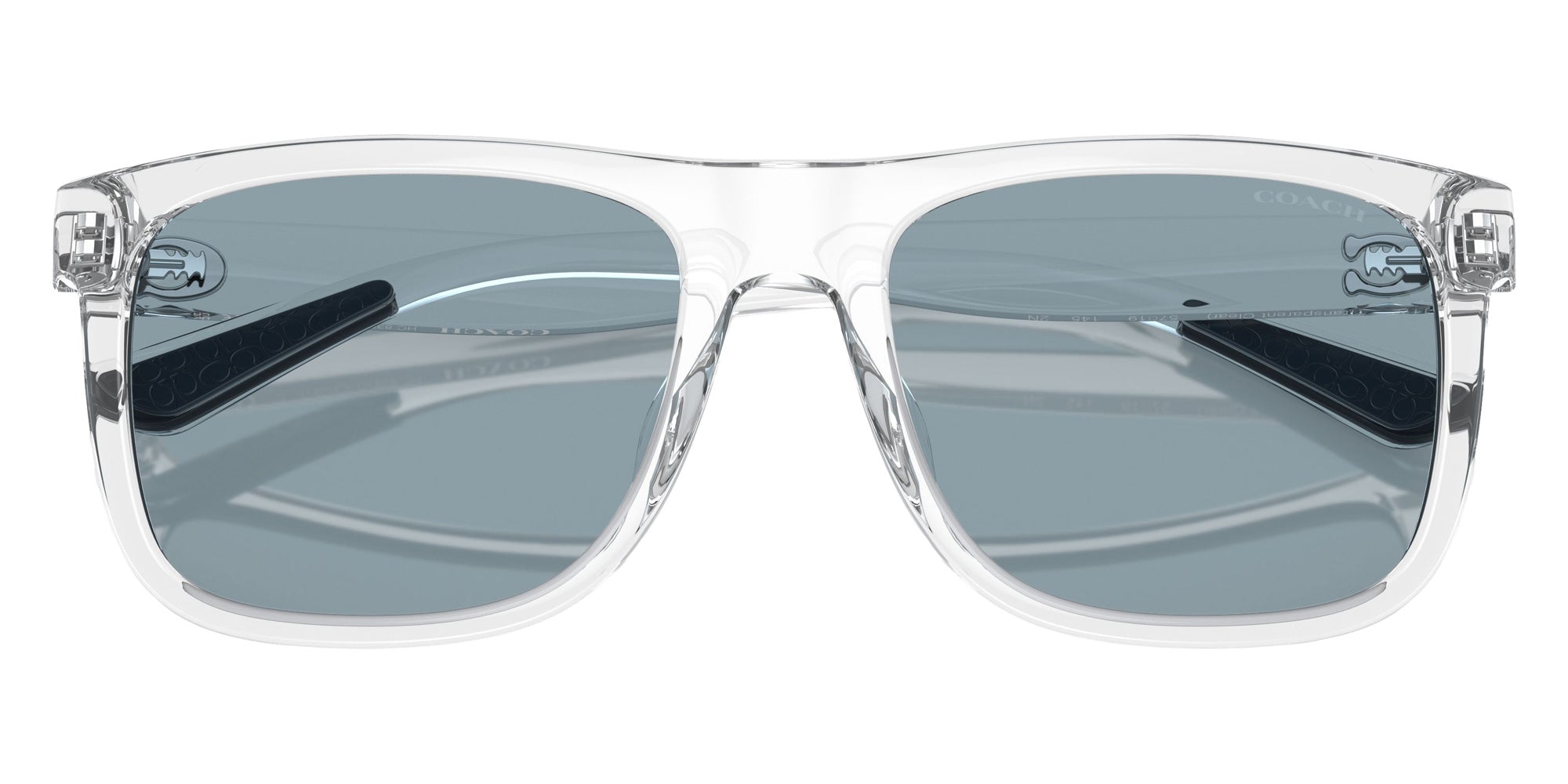 Coach HC8367U CH581 511172 57 - Transparent Clear / Light Blue Solid #id:hc8367u511172_s:100120