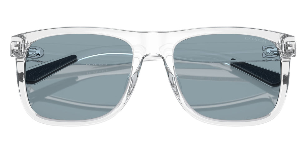 Coach HC8367U CH581 511172 57 - Transparent Clear / Light Blue Solid #id:hc8367u511172_s:100120