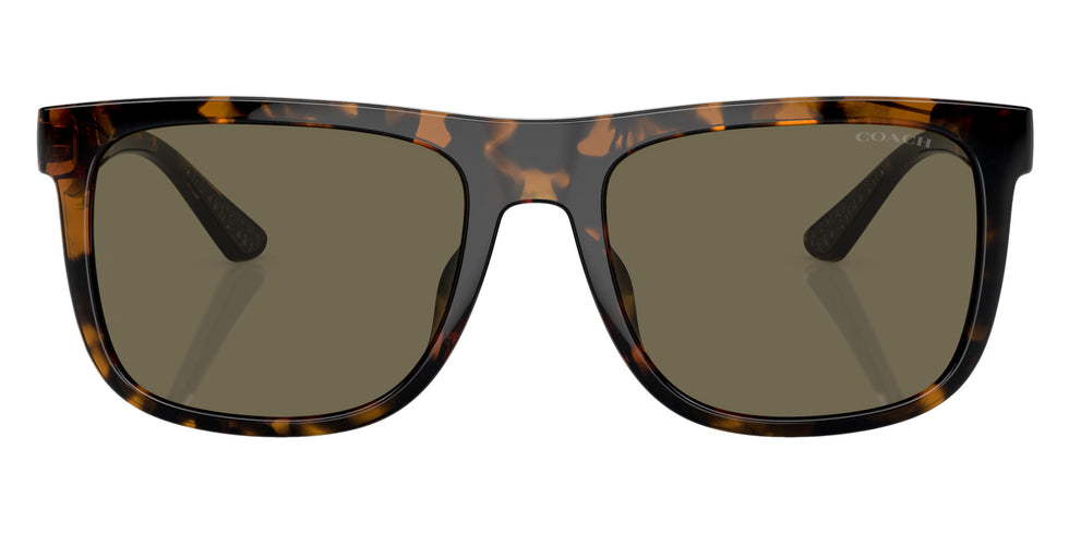 Coach HC8367U CH581 51203 57 - Dark Tortoise / Brown Solid #id:hc8367u51203_s:102100