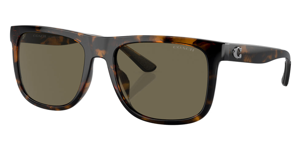 Coach HC8367U CH581 51203 57 - Dark Tortoise / Brown Solid #id:hc8367u51203_s:102105