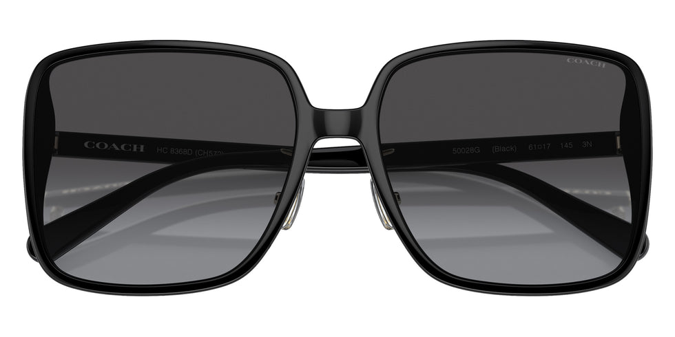 Coach HC8368D CH572 50028G 61 - Black / Gray Gradient #id:hc8368d50028g_s:100120