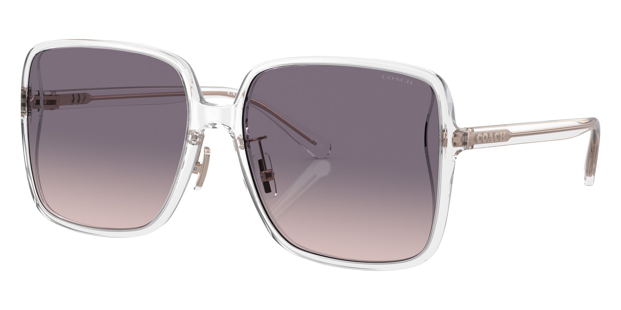 Coach HC8368D CH572 511136 61 - Transparent Clear / Violet Pink Gradient #id:hc8368d511136_s:102105