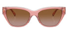 Coach HC8370U CH570 574313 54 - Milky Pink/Transparent Pink / Brown Gradient #id:hc8370u574313_s:100100
