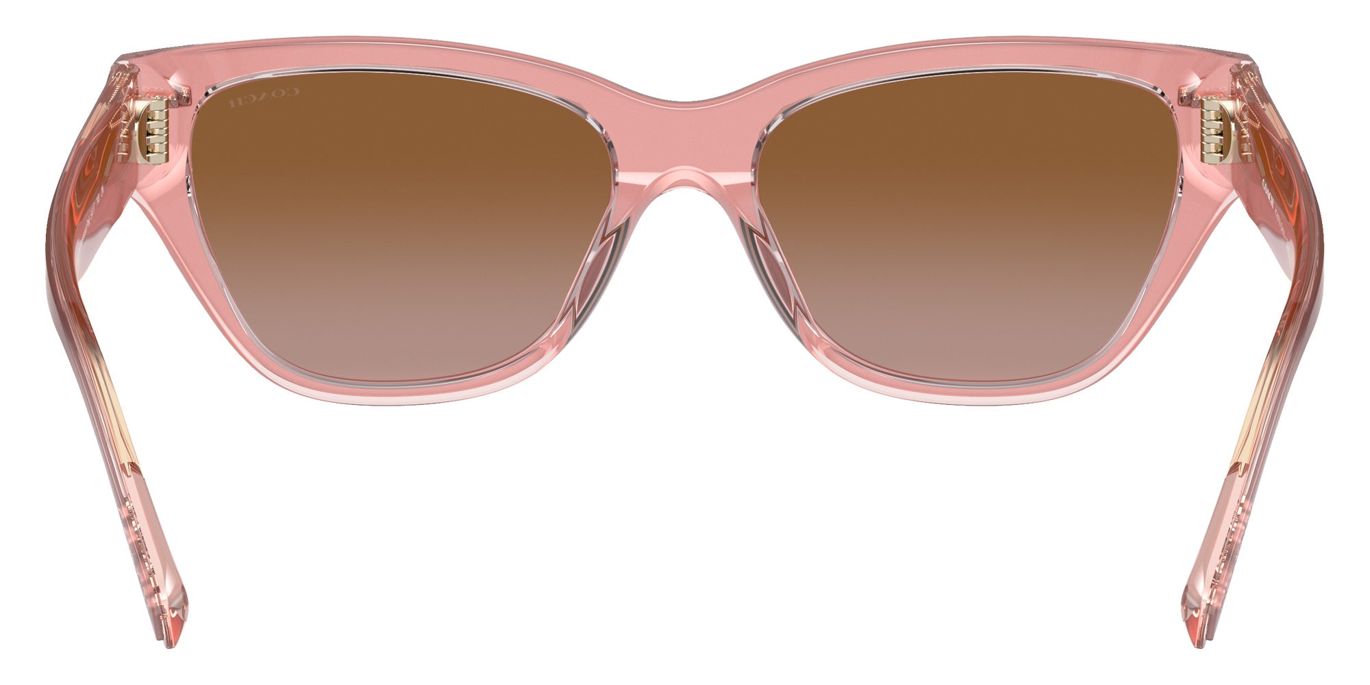Coach HC8370U CH570 574313 54 - Milky Pink/Transparent Pink / Brown Gradient #id:hc8370u574313_s:100115