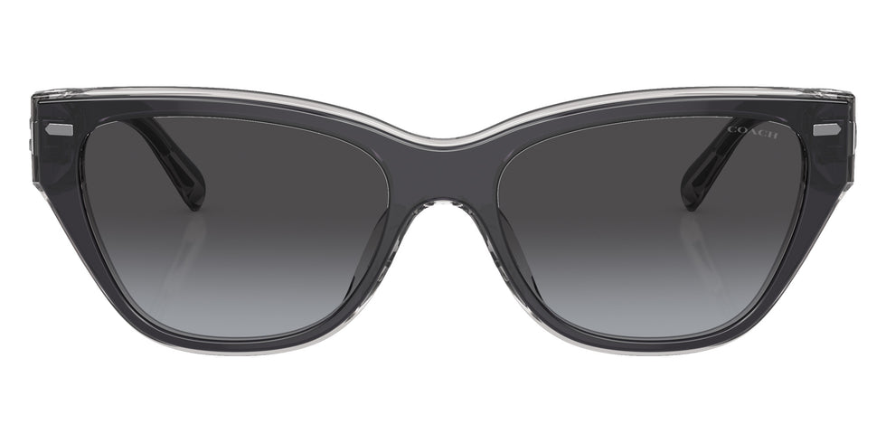 Coach HC8370U CH570 57458G 54 - Black/Transparent Gray / Gray Gradient #id:hc8370u57458g_s:102100