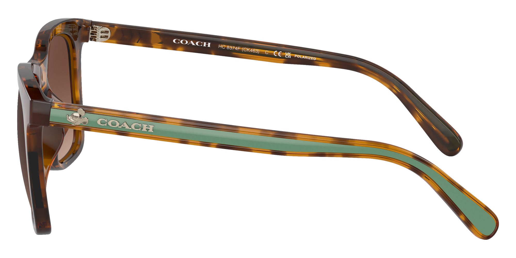 Coach HC8374F CK463 5120T5 54 - Dark Tortoise / Brown Gradient Polarized #id:hc8374f5120t5_s:102110