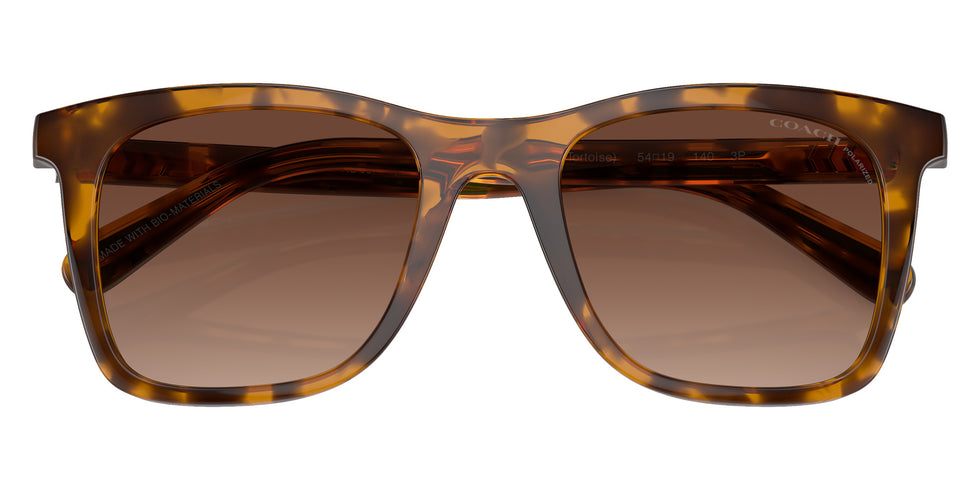 Coach HC8374F CK463 5120T5 54 - Dark Tortoise / Brown Gradient Polarized #id:hc8374f5120t5_s:102120