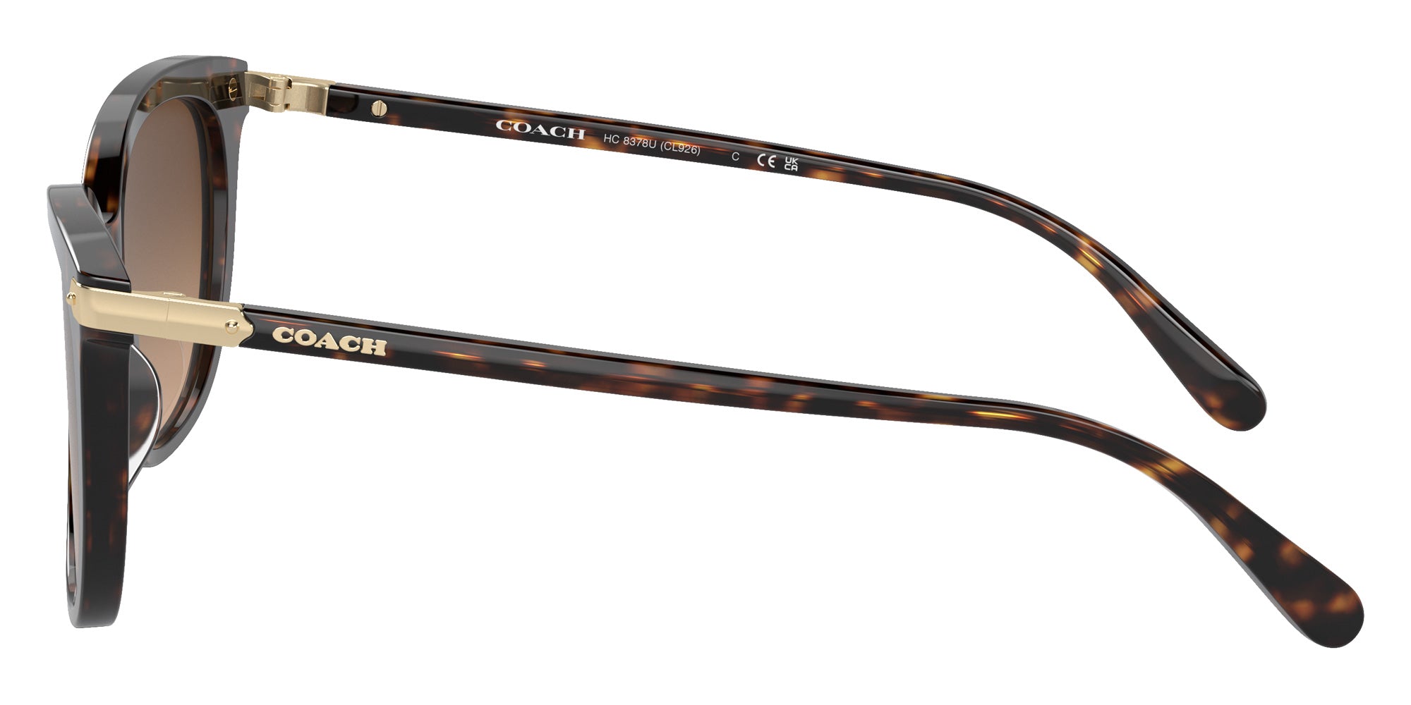 Coach HC8378U CL926 512074 57 - Dark Tortoise / Brown Gradient #id:hc8378u512074_s:102110