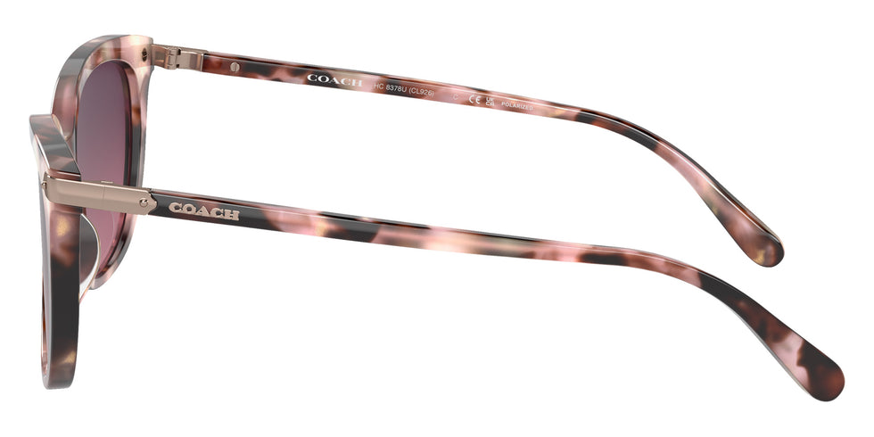 Coach HC8378U CL926 5528F4 57 - Rose Pearl Tortoise / Burgundy Gradient Polarized #id:hc8378u5528f4_s:106110