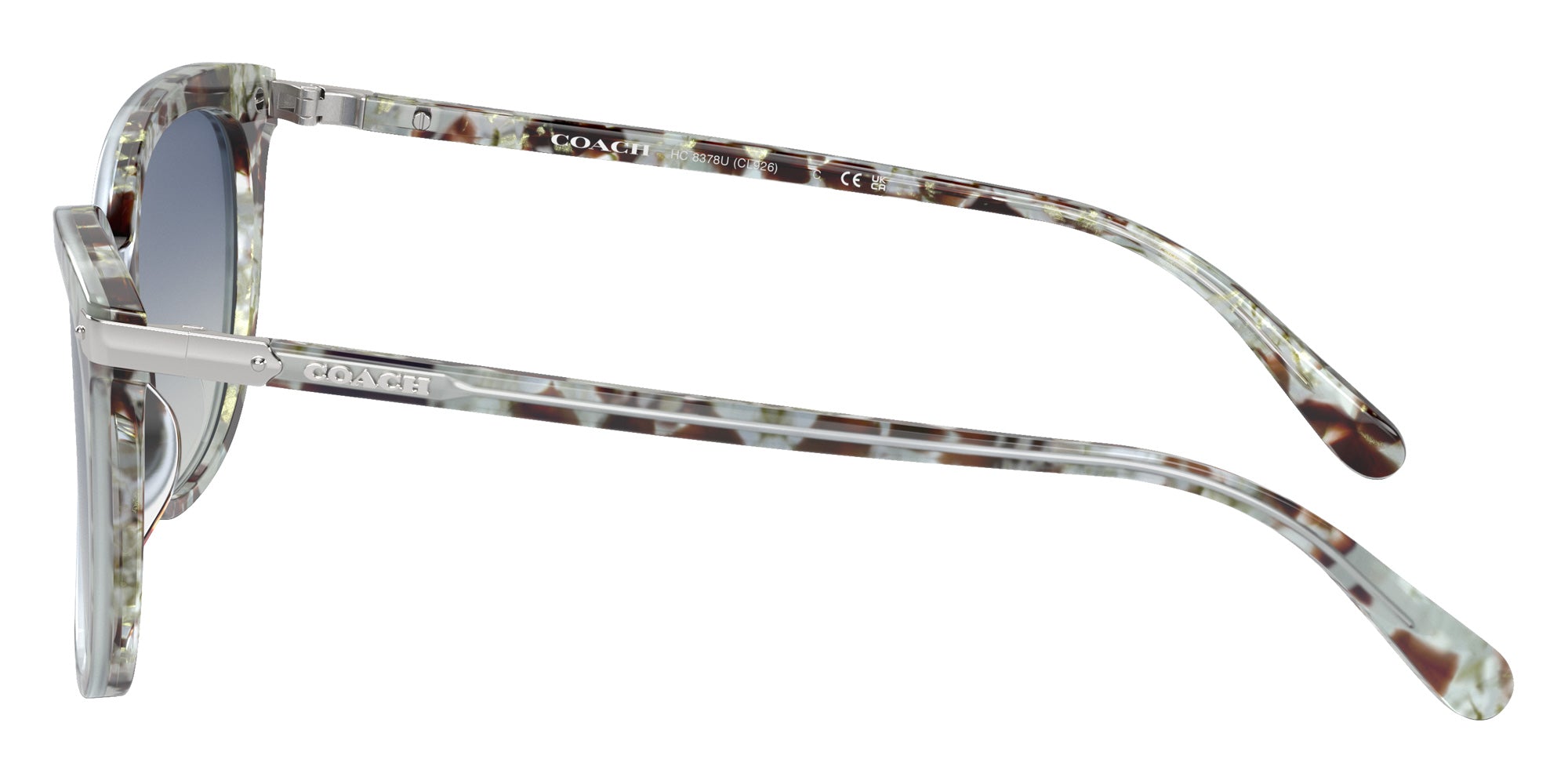 Coach HC8378U CL926 57784L 57 - Seaglass Tortoise / Blue Gradient #id:hc8378u57784l_s:110110