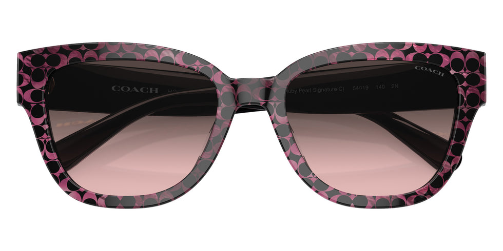 Coach HC8379F CL921 578346 57 - Ruby Pearl Signature C / Gray Rose Gradient #id:hc8379f578346_s:102120