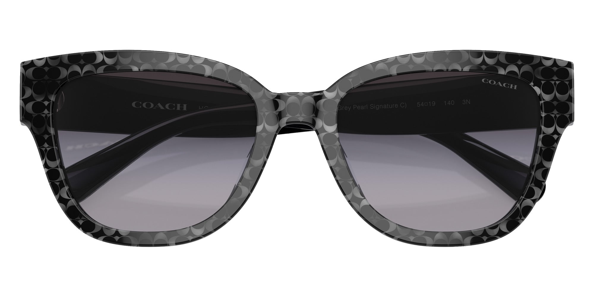Coach HC8379U CL920 55208G 54 - Gray Pearl Signature C / Gray Gradient #id:hc8379u55208g_s:102120