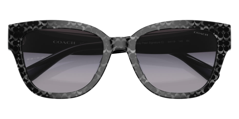 Coach HC8379U CL920 55208G 54 - Gray Pearl Signature C / Gray Gradient #id:hc8379u55208g_s:102120