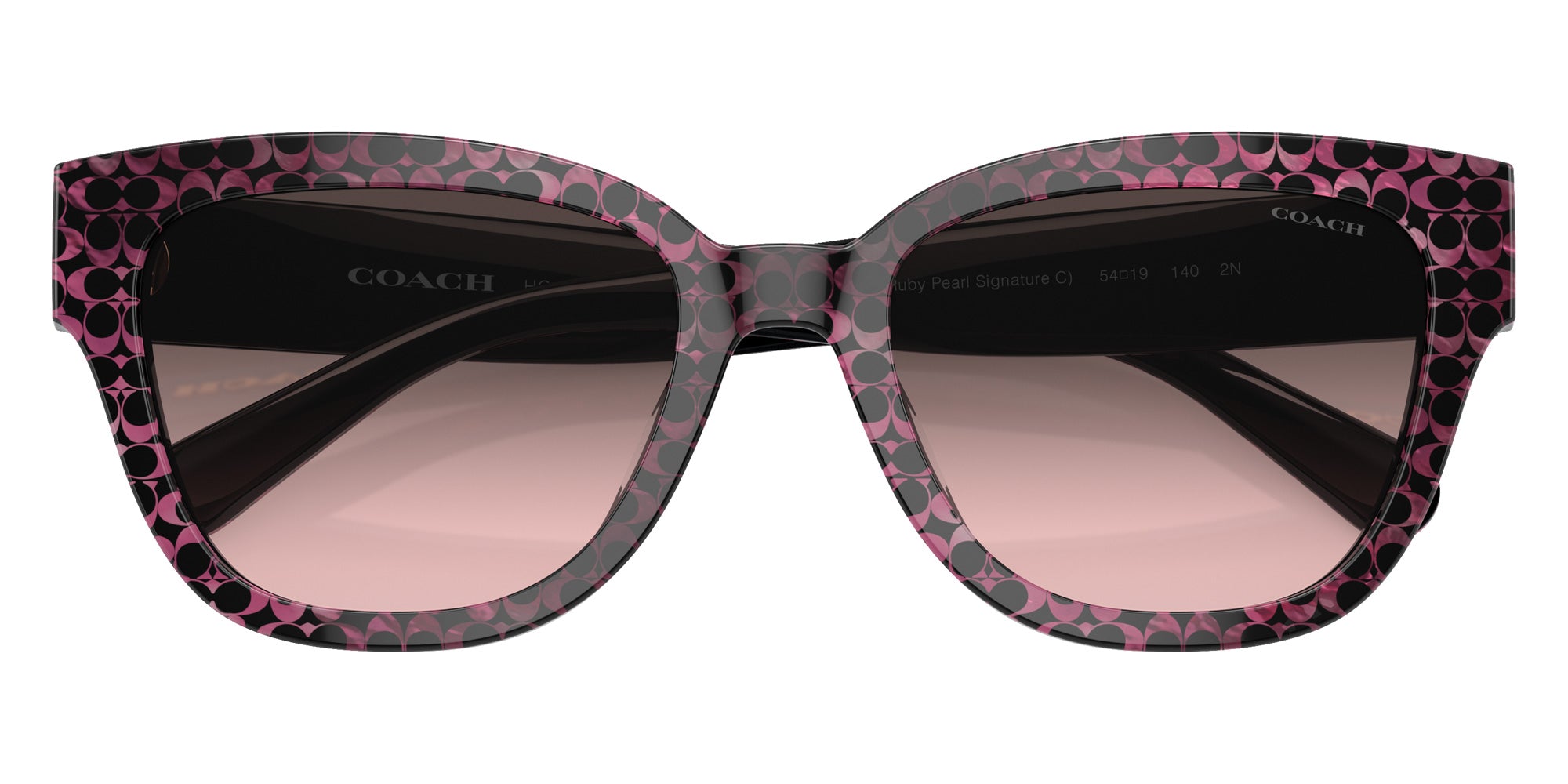 Coach HC8379U CL920 578346 54 - Ruby Pearl Signature C / Gray Rose Gradient #id:hc8379u578346_s:104120