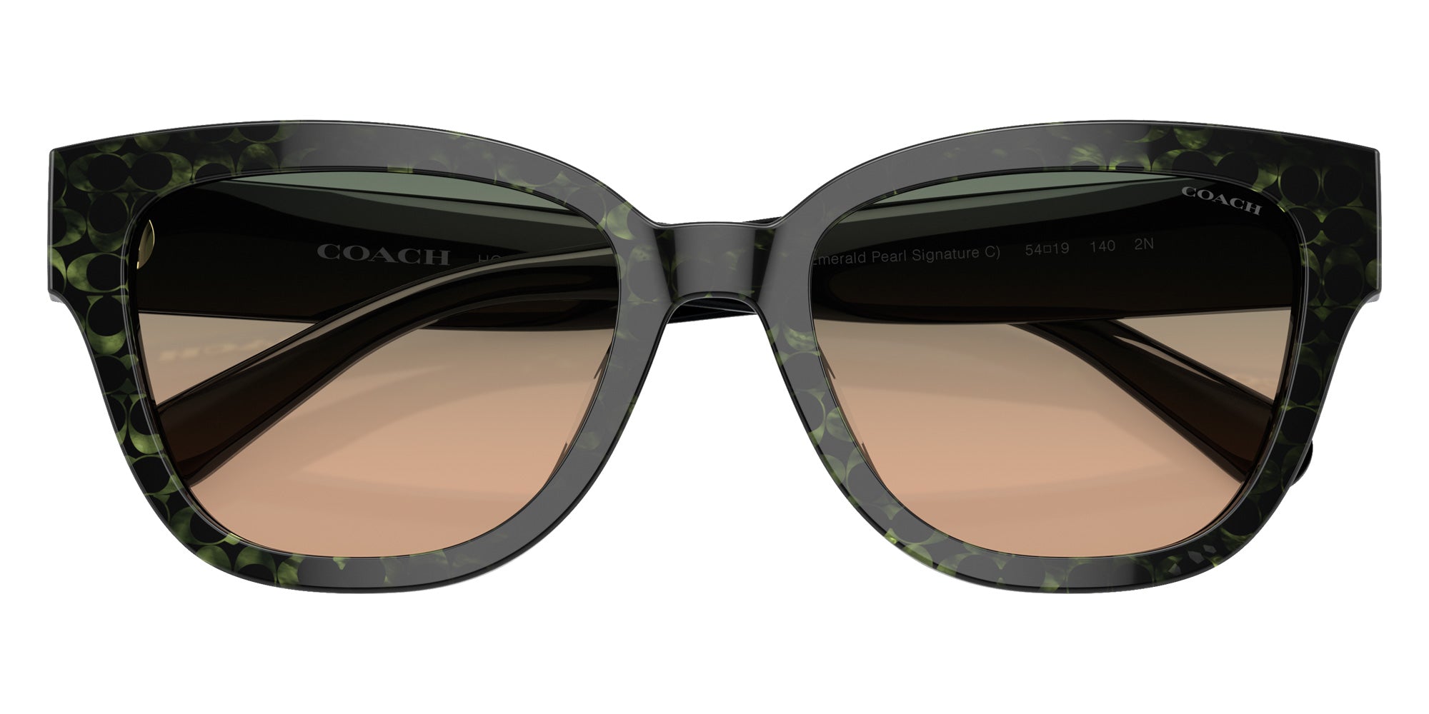 Coach HC8379U CL920 578413 54 - Emerald Pearl Signature C / Green #id:hc8379u578413_s:106120