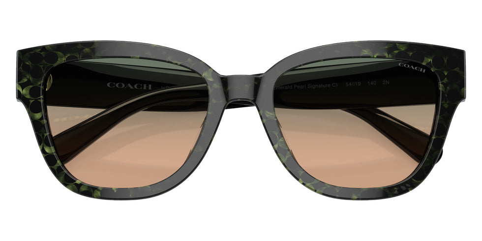 Coach HC8379U CL920 578413 54 - Emerald Pearl Signature C / Green #id:hc8379u578413_s:106120
