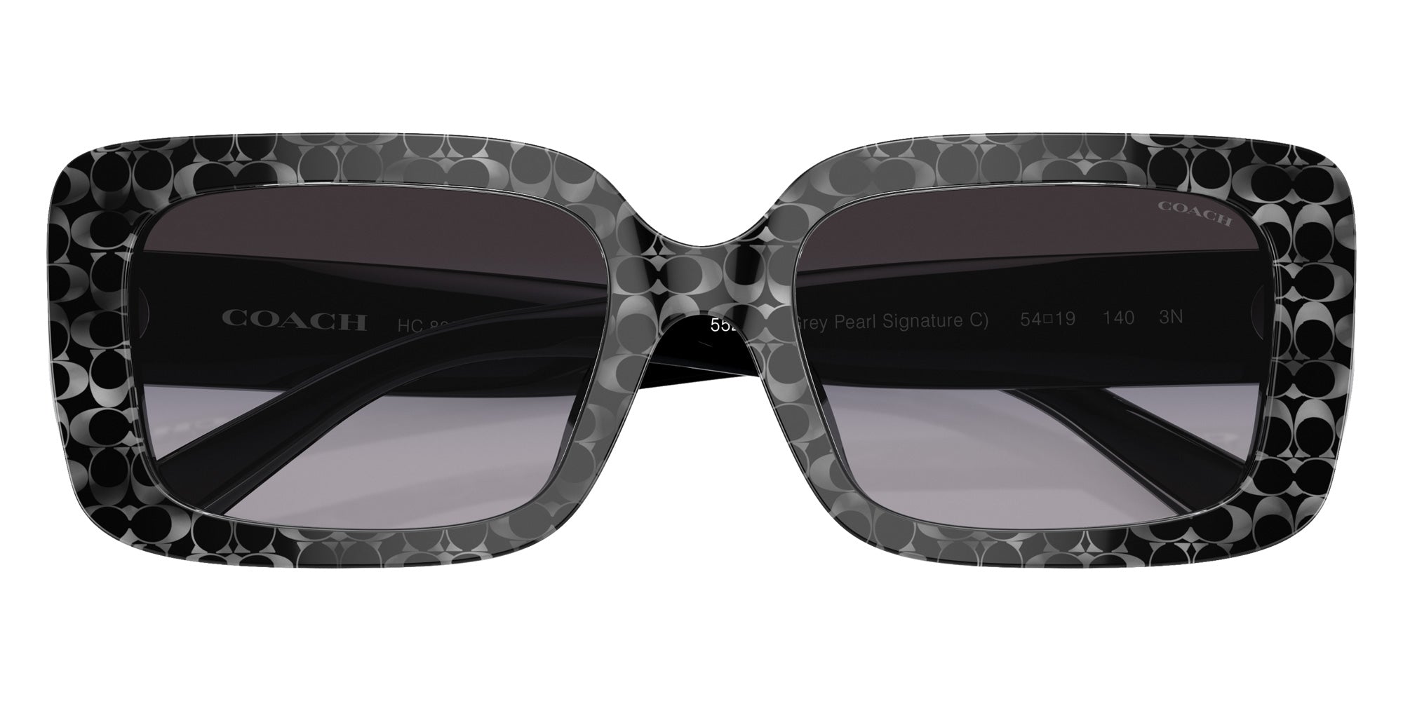Coach HC8380U CL922 55208G 54 - Gray Pearl Signature C / Gray Gradient #id:hc8380u55208g_s:100120
