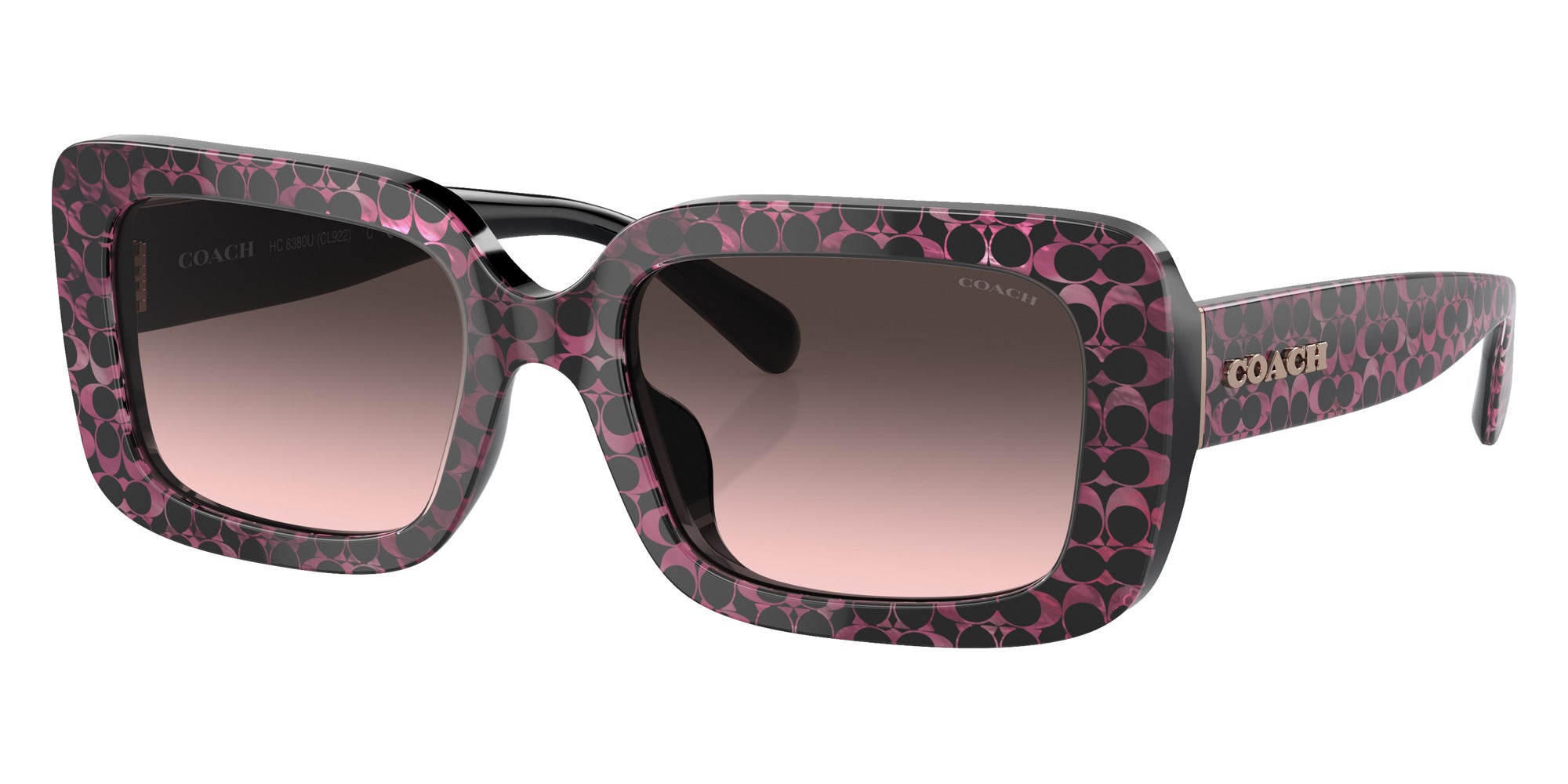 Coach HC8380U CL922 578346 54 - Ruby Pearl Signature C / Gray Rose Gradient #id:hc8380u578346_s:104105