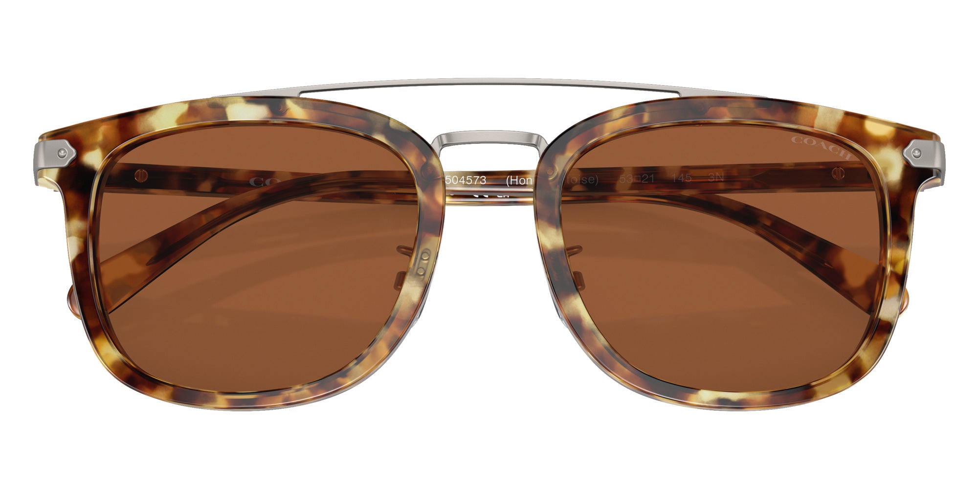Coach HC8382 CL913 504573 53 - Honey Tortoise / Brown Solid #id:hc8382504573_s:102120