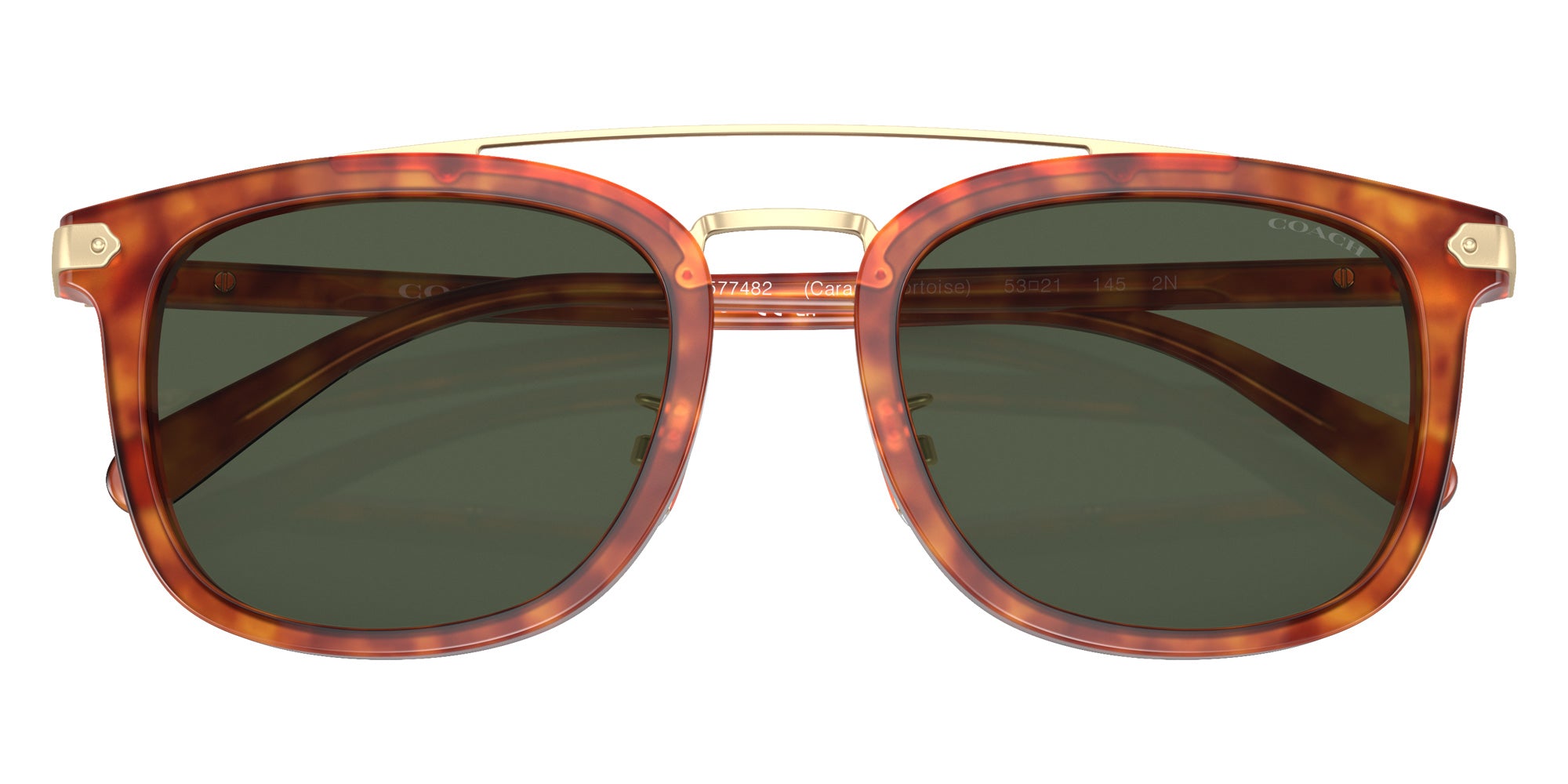 Coach HC8382 CL913 577482 53 - Caramel Tortoise / Army Green #id:hc8382577482_s:104120