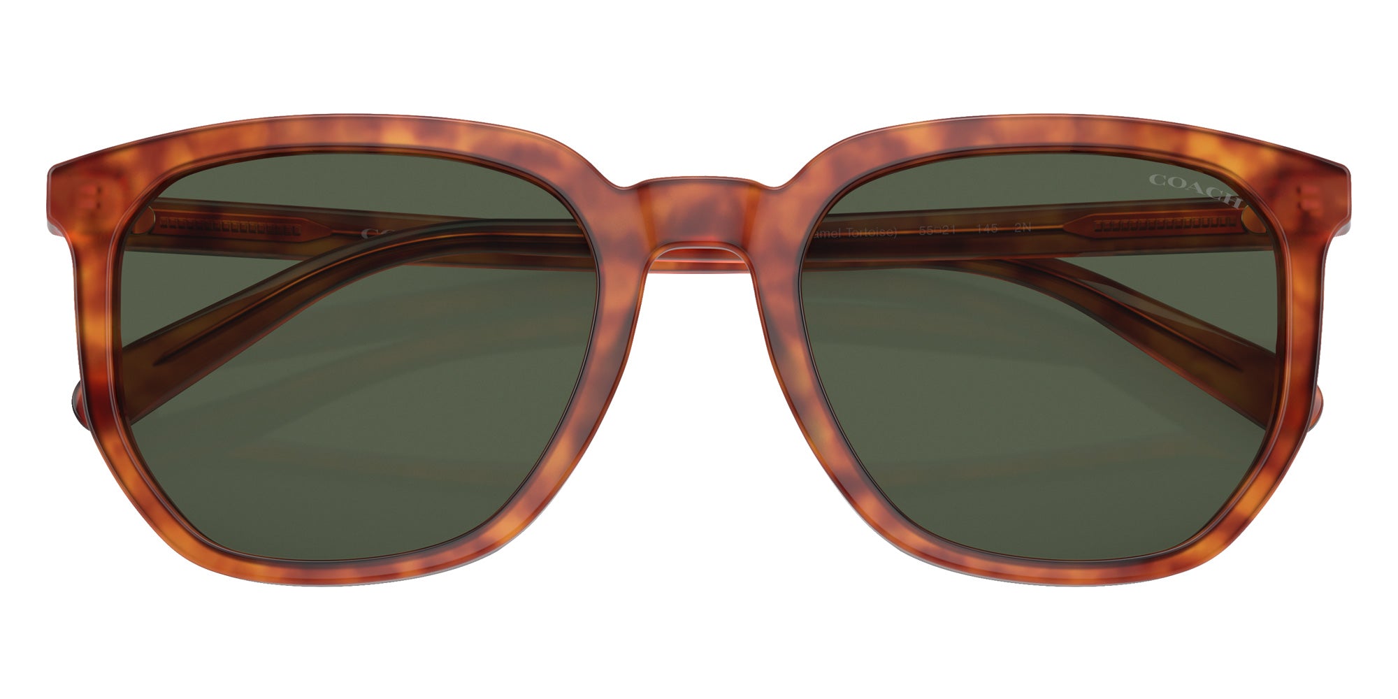 Coach HC8384U CL911 577482 55 - Caramel Tortoise / Green #id:hc8384u577482_s:102120