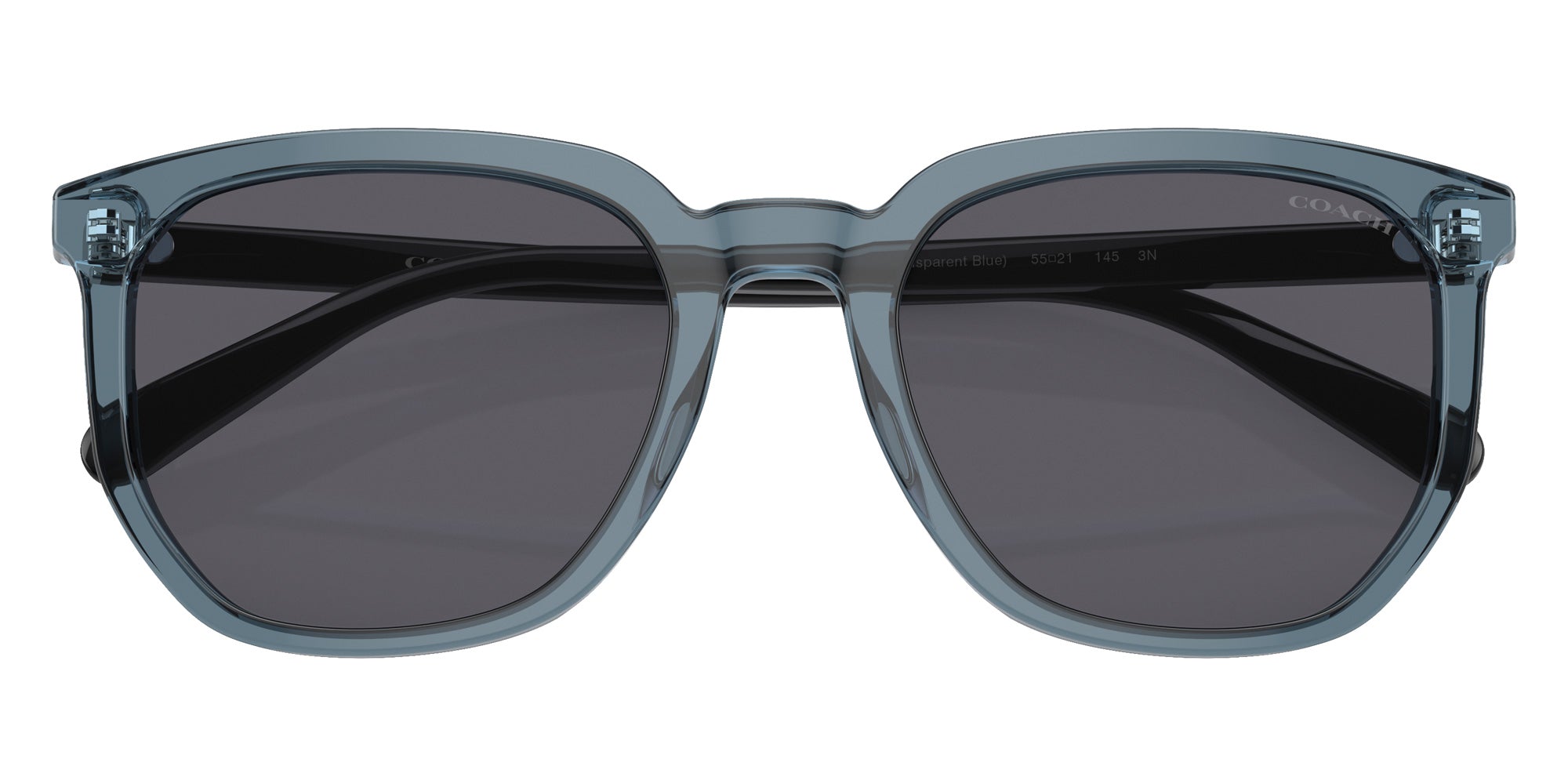 Coach HC8384U CL911 579487 55 - Transparent Blue / Blue Solid #id:hc8384u579487_s:104120